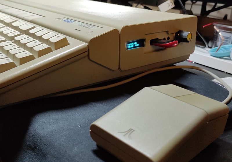 Atari ST Gotek installed