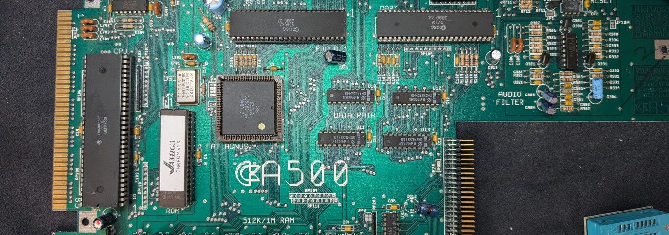 Amiga 500 RAM upgraded